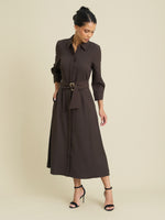Anabelle Belted Shirt Dress