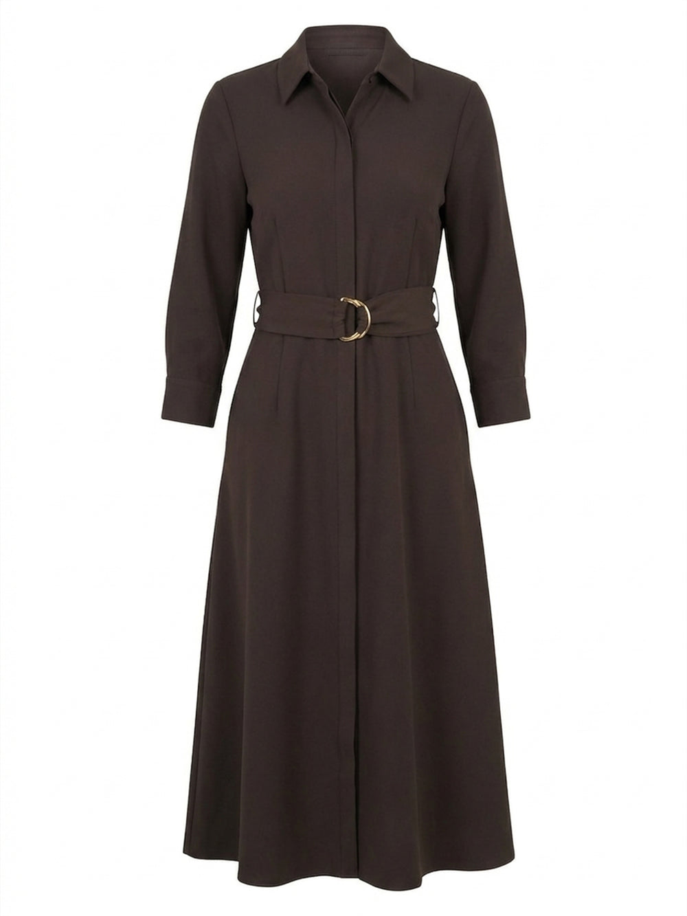 Anabelle Belted Shirt Dress