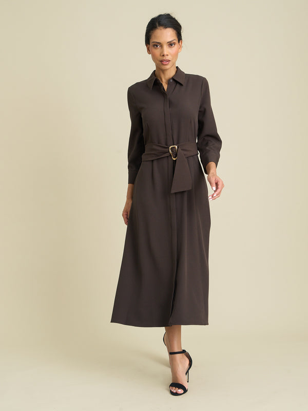 Anabelle Belted Shirt Dress