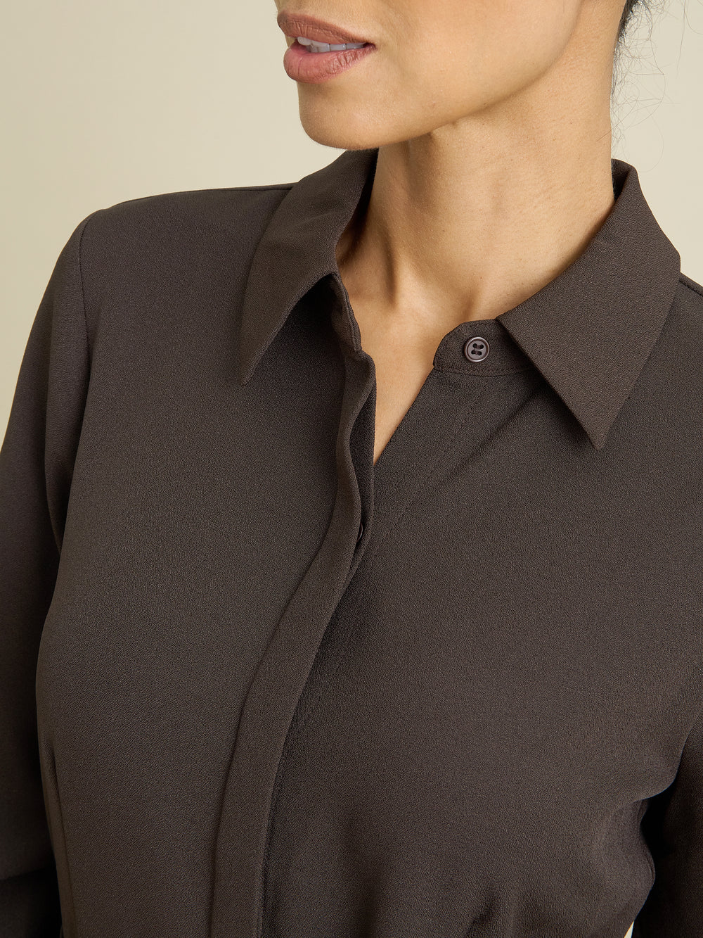 Anabelle Belted Shirt Dress