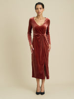 Annamaria Velvet Midi Dress
