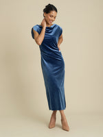 Ariella Velevt Midi Dress