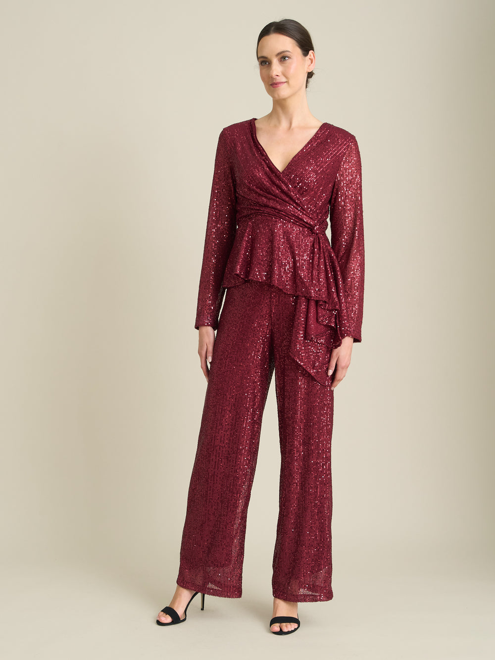 Tiia Sequin Pull On Trouser