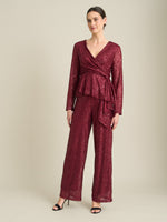 Tiia Sequin Pull On Trouser