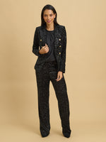 Clarke Sequin Fabric Trousers
