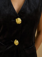 Amal Velvet Waistcoat Jacket