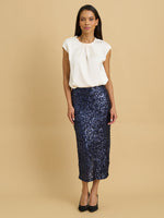 Kimmie Sequin Pencil Skirt