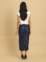 Kimmie Sequin Pencil Skirt