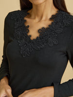 Renee Lace Jersey Top