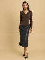 Renee Lace Jersey Top