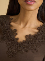 Renee Lace Jersey Top