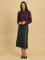 Peta Guipure Lace Top