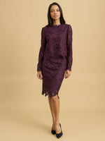 Peta Guipure Lace Top