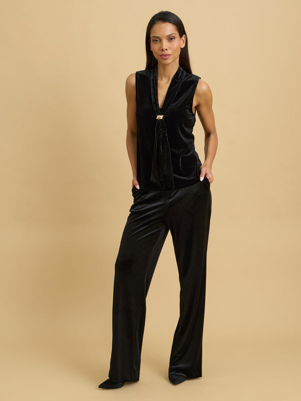 Tegan Velvet Sleeveless Top