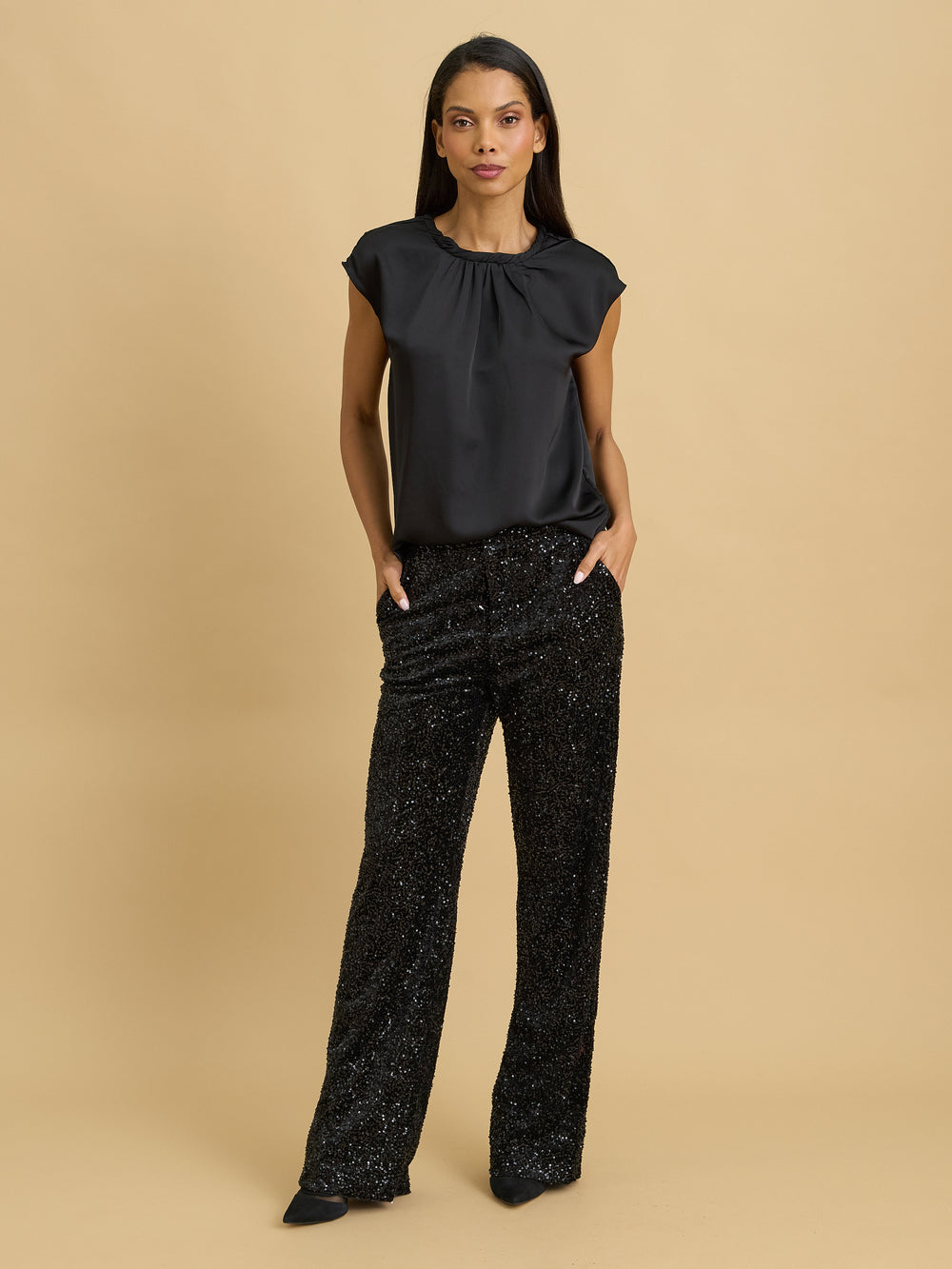 Moira Twist Neck Top