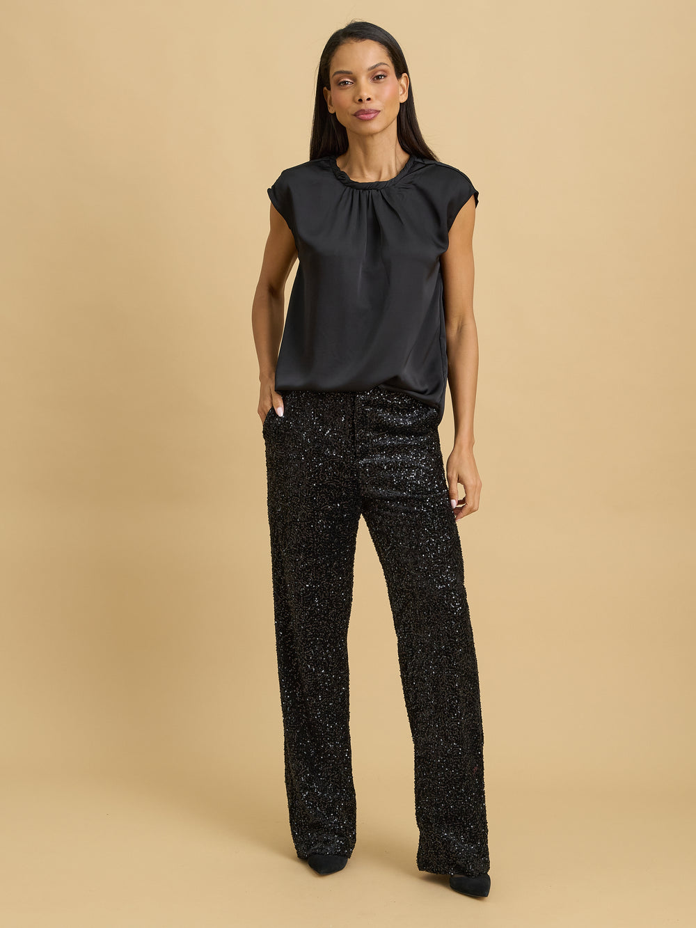 Moira Twist Neck Top