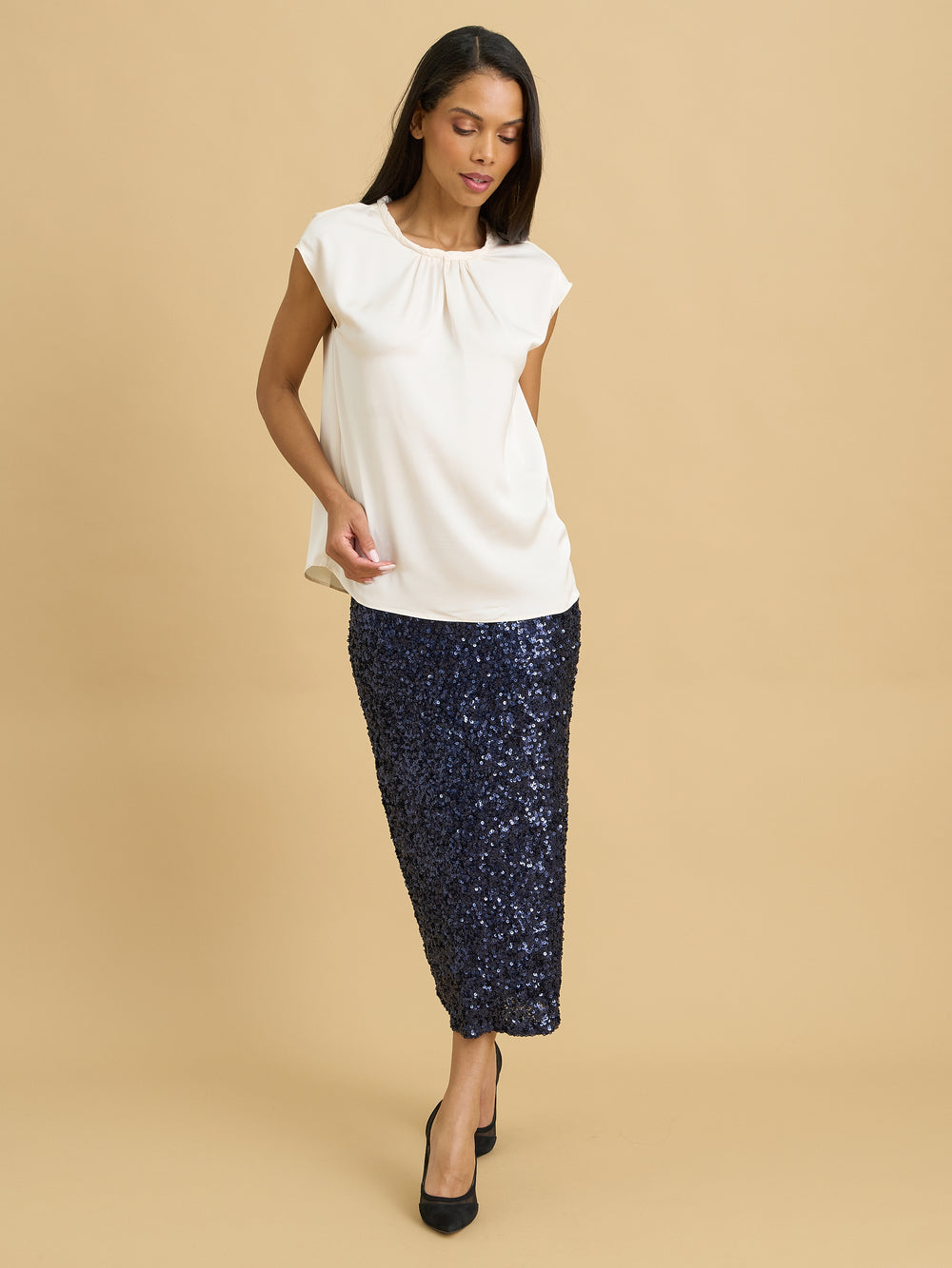 Moira Twist Neck Top
