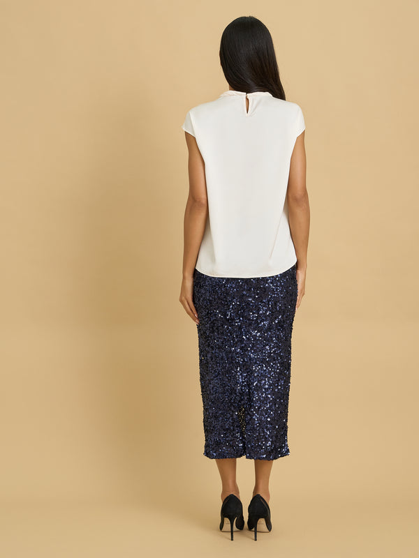 Moira Twist Neck Top