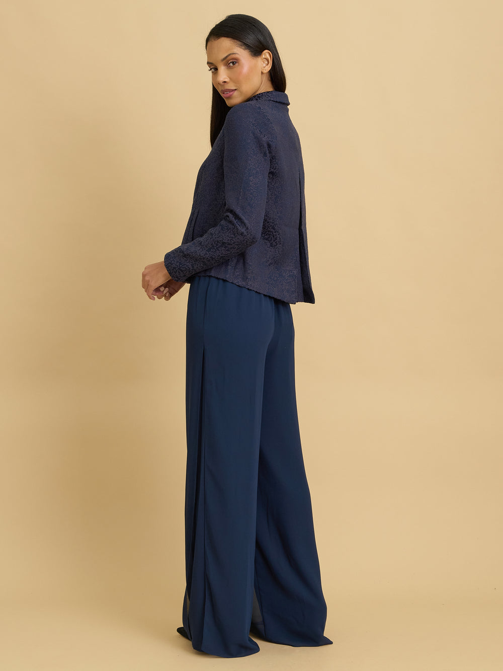 Lori Jacquard Bolero Jacket
