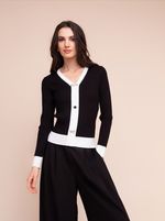 Alison Sheri Statement Button Knit