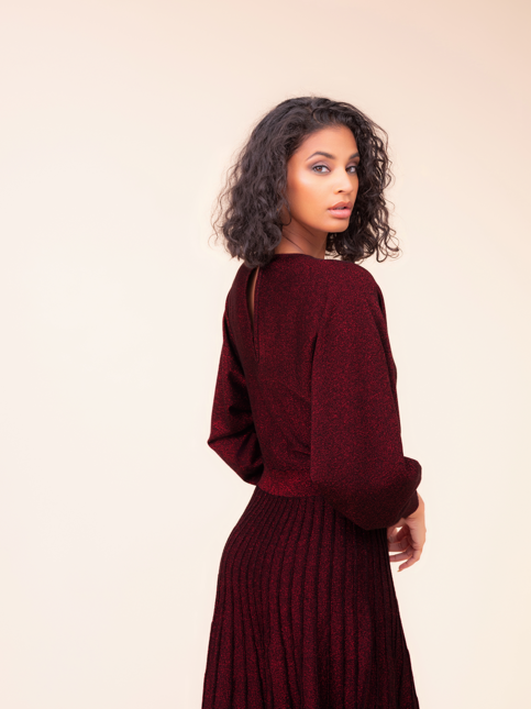 Alison Sheri Sparkle Knit Dress 