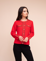 Alison Sheri Gold Chain Knit 
