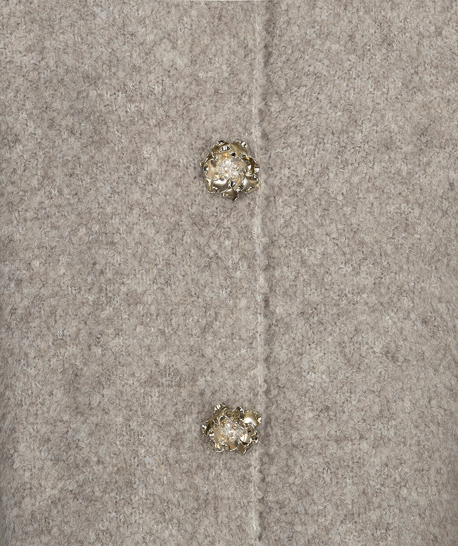 Esqualo Flower Button Caridgan