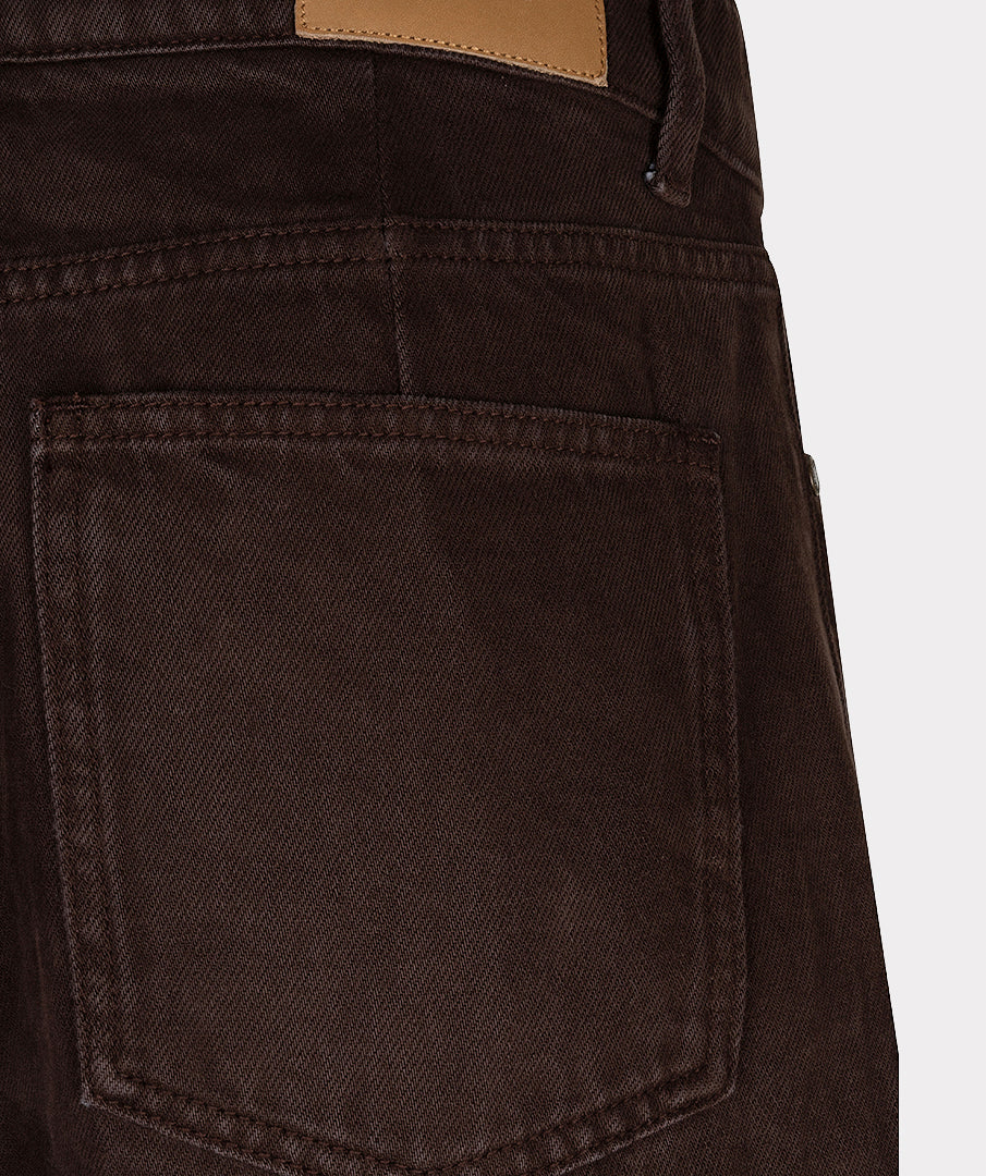Esqualo Cacao Barrel Jean Trouser