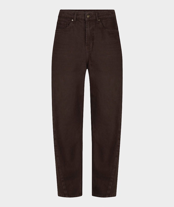 Esqualo Cacao Barrel Jean Trouser