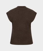 Esqualo Sleeveless Mock Neck Sweater