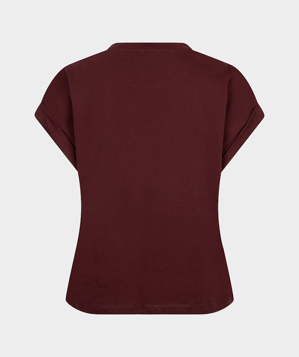 Esqualo Roll Up Satin T Shirt