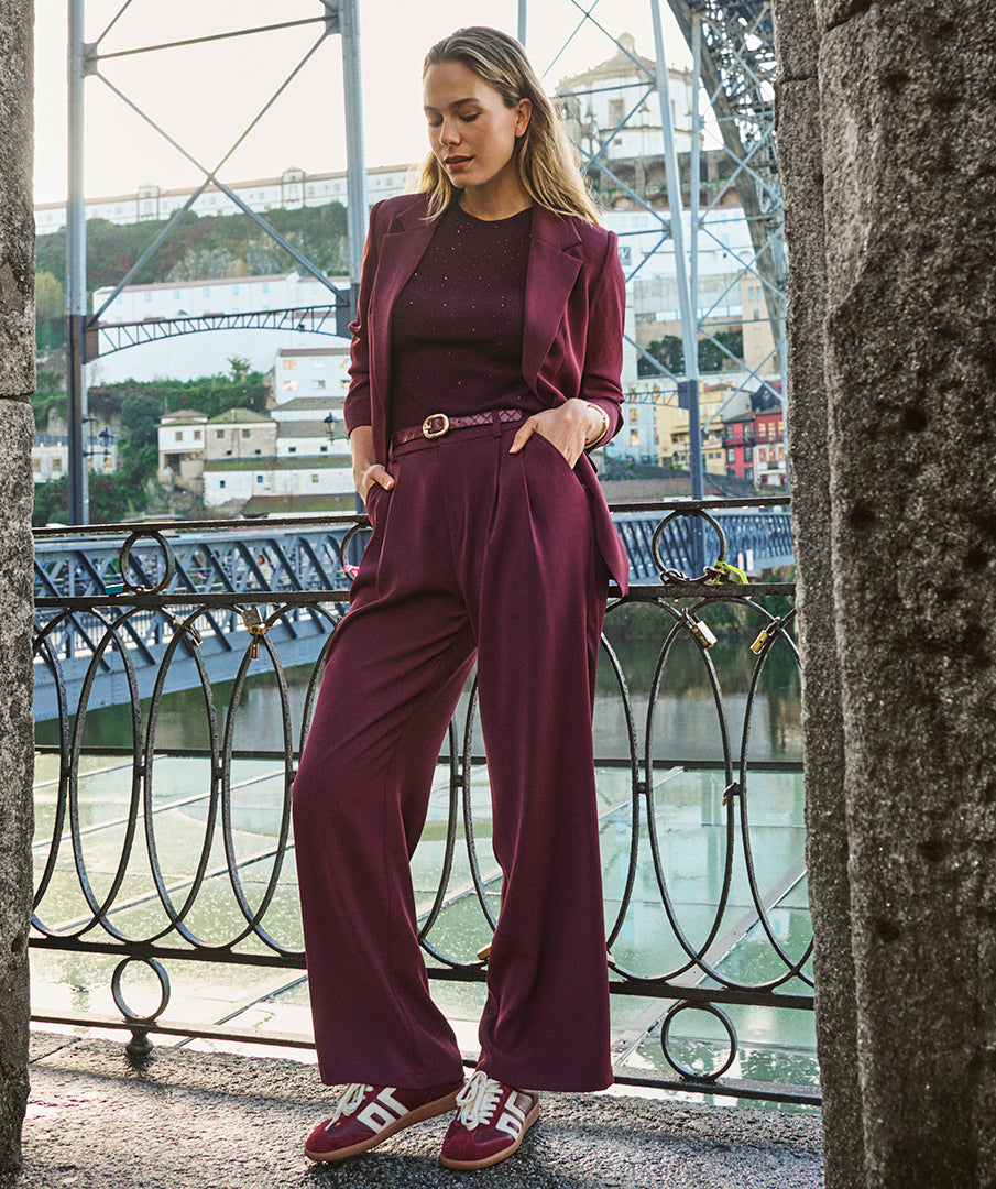 Esqualo Wide Leg Trouser