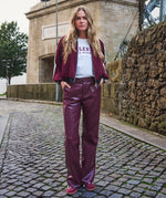 Esqualo Wide Pu Trouser