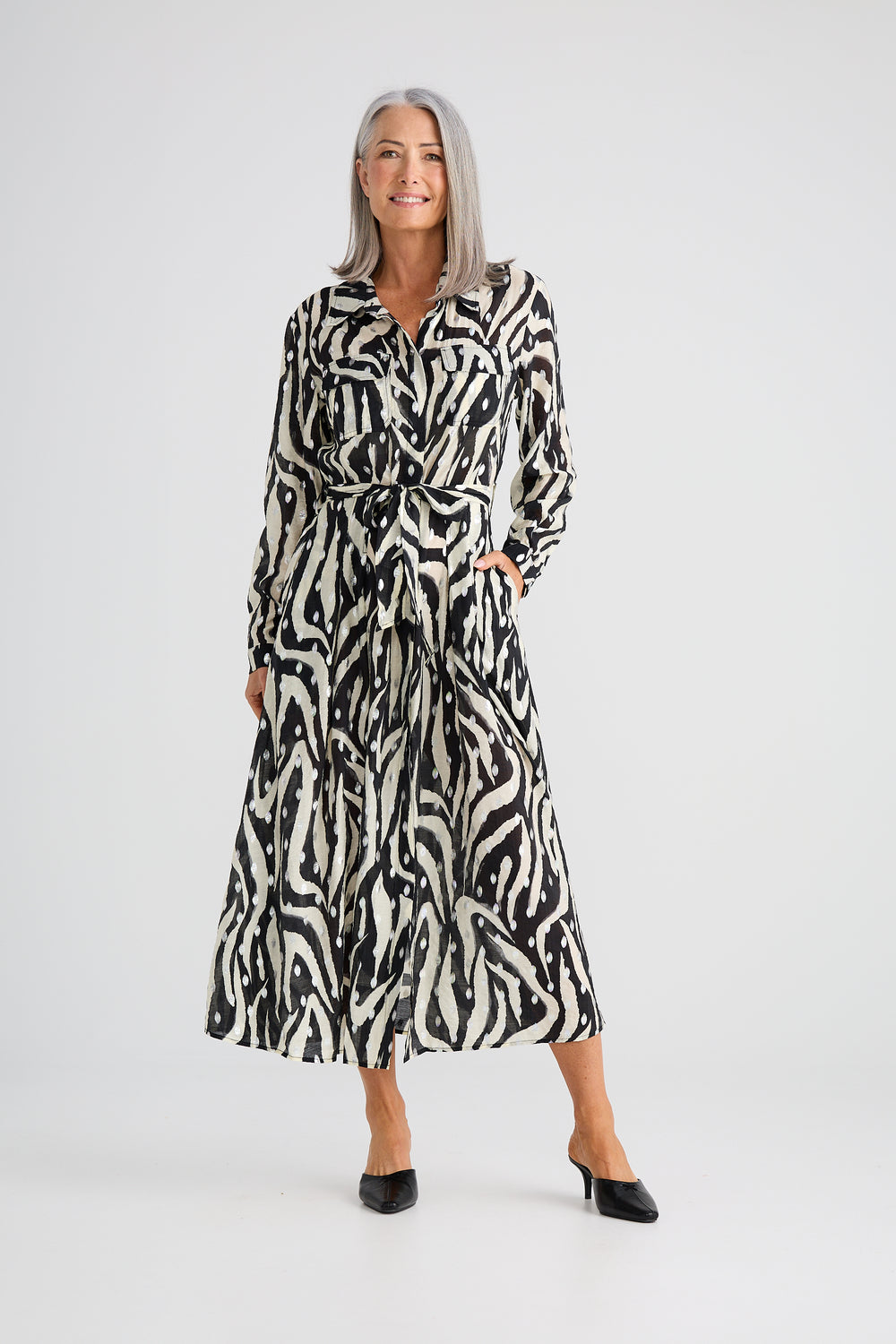 Rossellini Long Sleeve Dress
