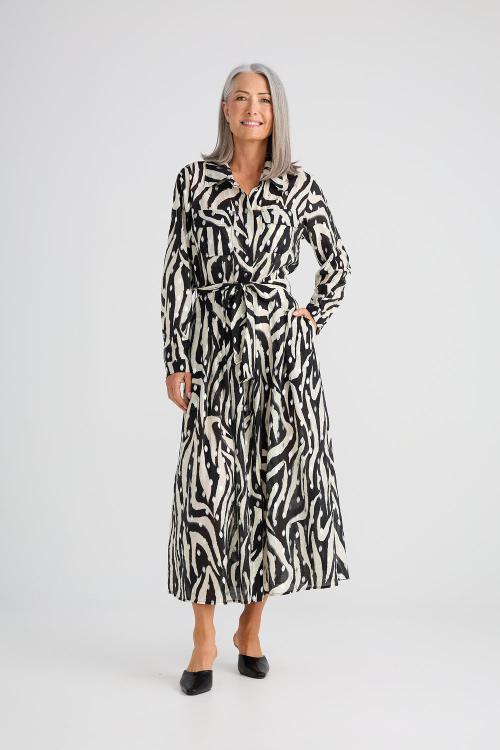 Rossellini Long Sleeve Dress
