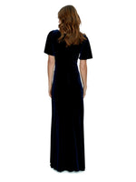 Minka Velvet Maxi Dress With Cowl Neck