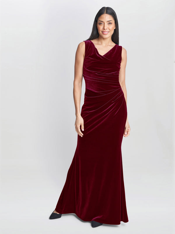 Selena Velvet Maxi Dress