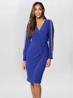 Ceri Jersey Dress With Diamante Detail