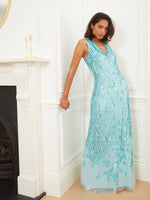 Nixie Beaded Maxi Dress