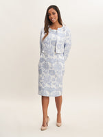 Emeline Jacquard Sheath Dress And Bolero Jacket