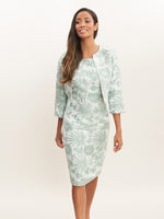 Emeline Jacquard Sheath Dress And Bolero