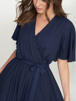 Crissy Maxi Dress With Cape Sleeve