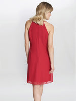 Jane Beaded Halterneck Chiffon Dress