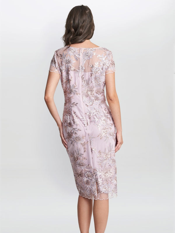 Edna Midi Embroidered Dress