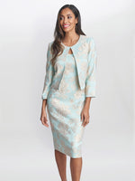 Julie Jacquard Shift Dress And Bolero