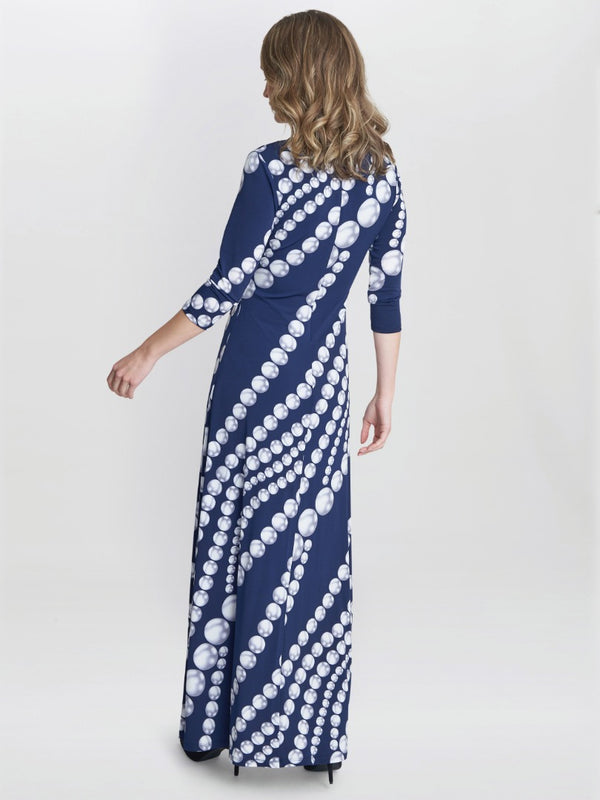 Carly Jersey Wrap Maxi Dress