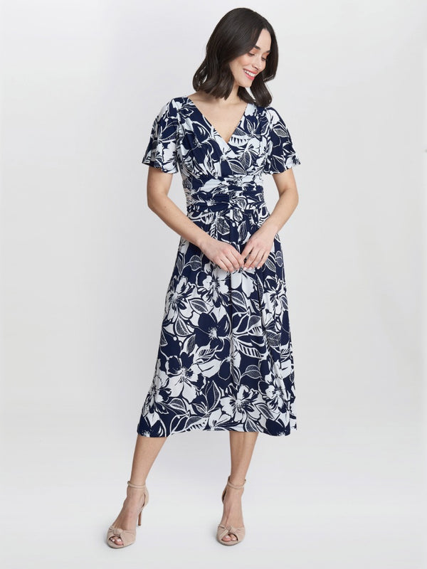 Gemma Jersey Print Dress