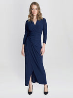 Hilary Jersey Wrap Maxi Dress