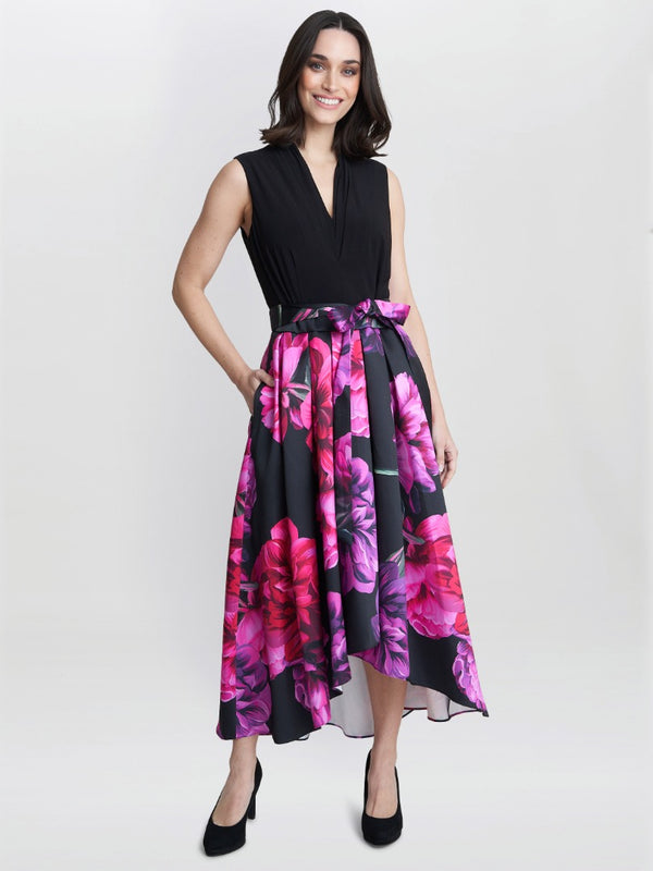 Annabelle Printed High Low Dress