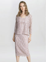 Kayla Lace Midi-Length Jacket And Dress